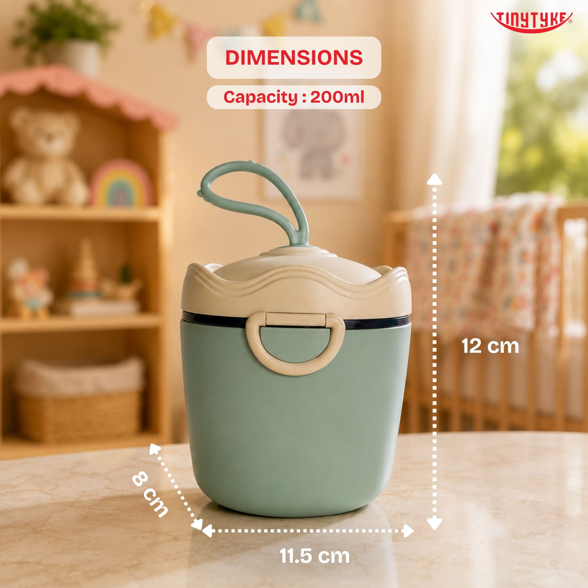 TinyTyke- Baby Formula Milk Powder Container With Spoon
