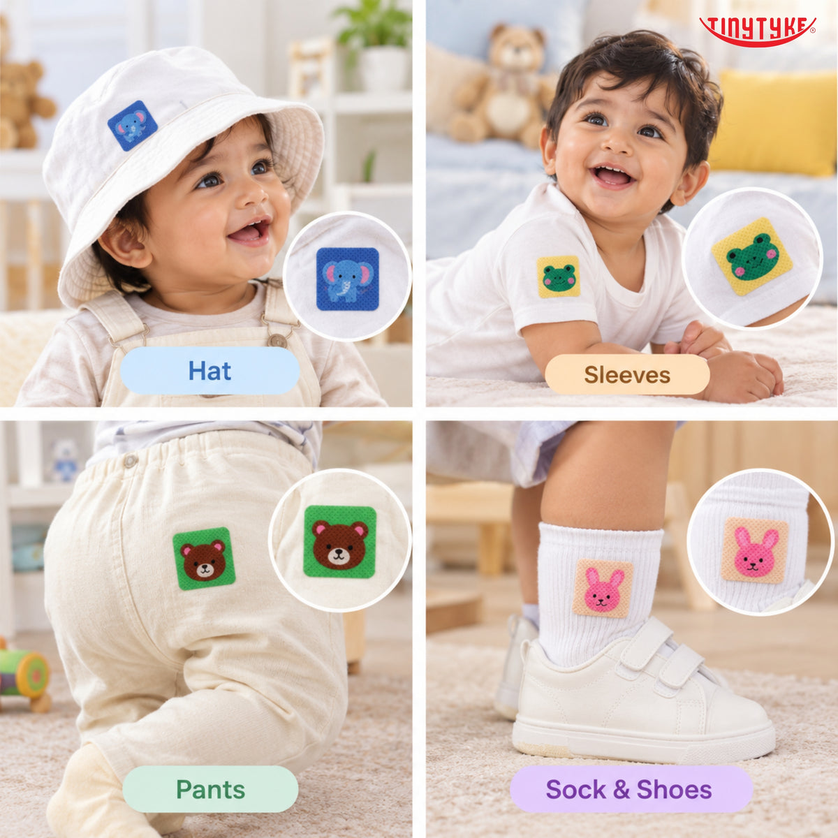 TinyTyke- Mosquito Repellent Patches for Babies & Kids