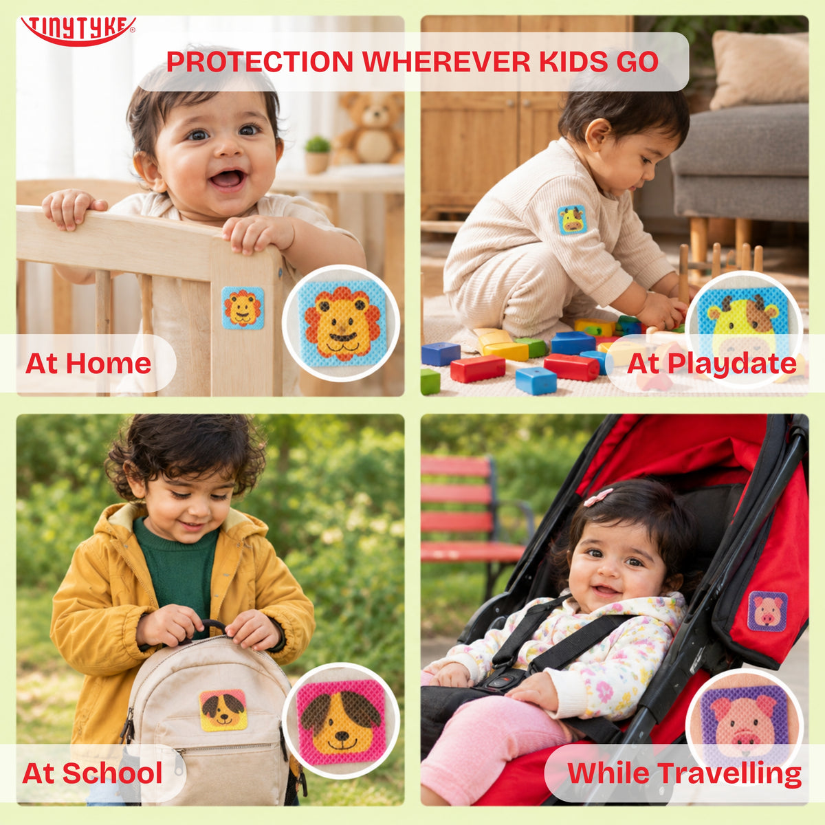 TinyTyke- Mosquito Repellent Patches for Babies & Kids