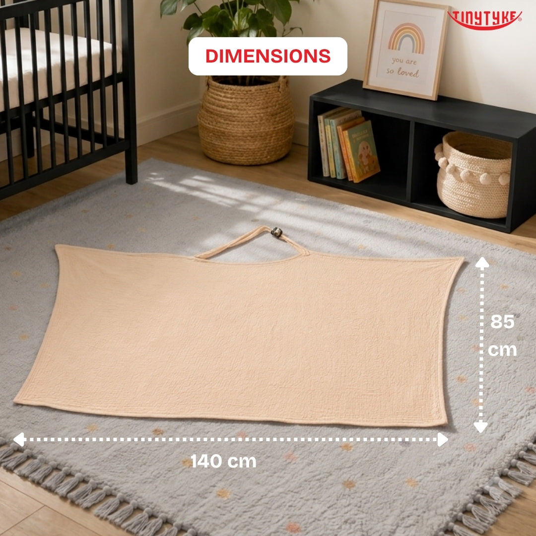 TinyTyke- Muslin Feeding & Nursing Cover for Mother and Baby