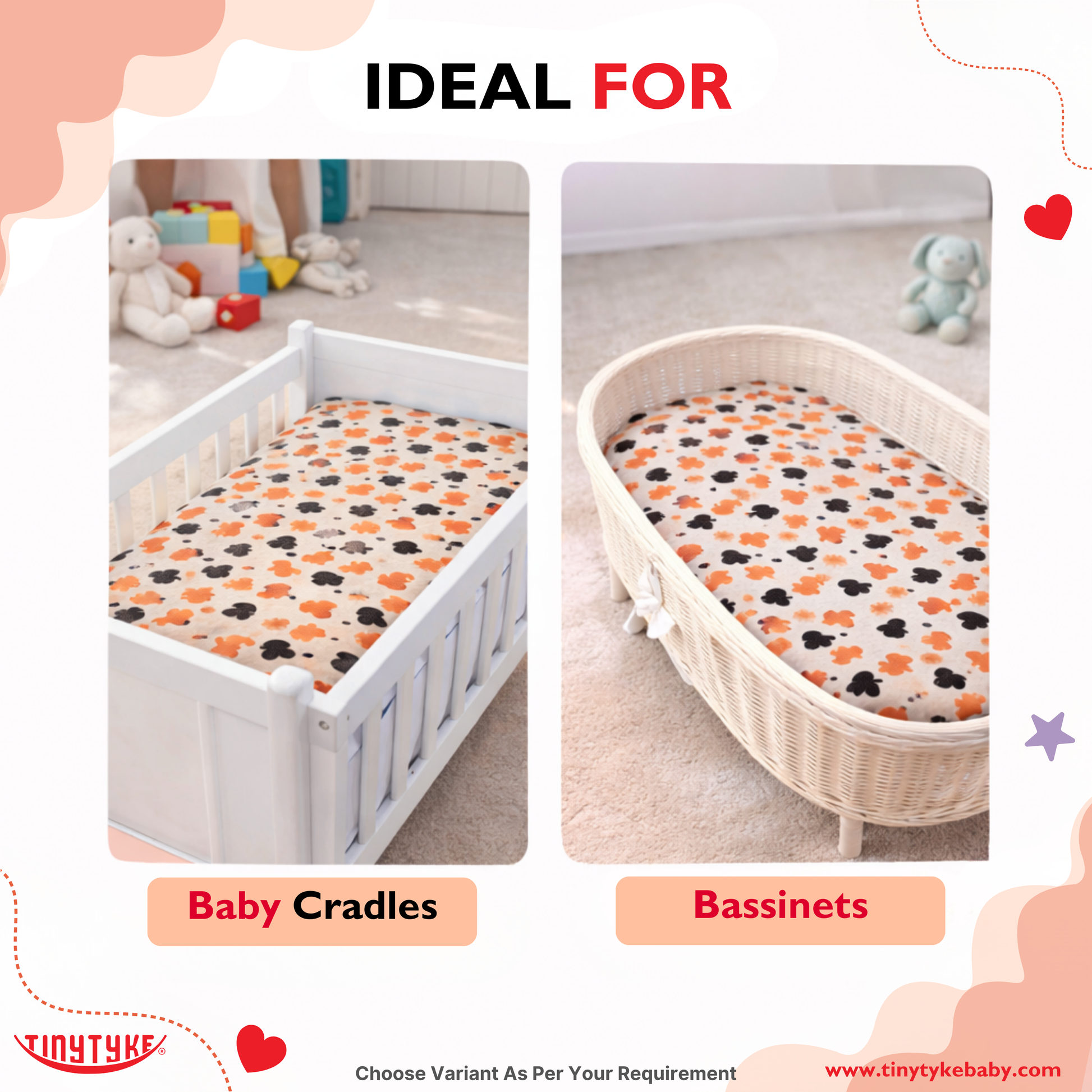 TinyTyke- Premium Baby Mattress For Hammock | Breathable & Cushioned Baby Sleep Support