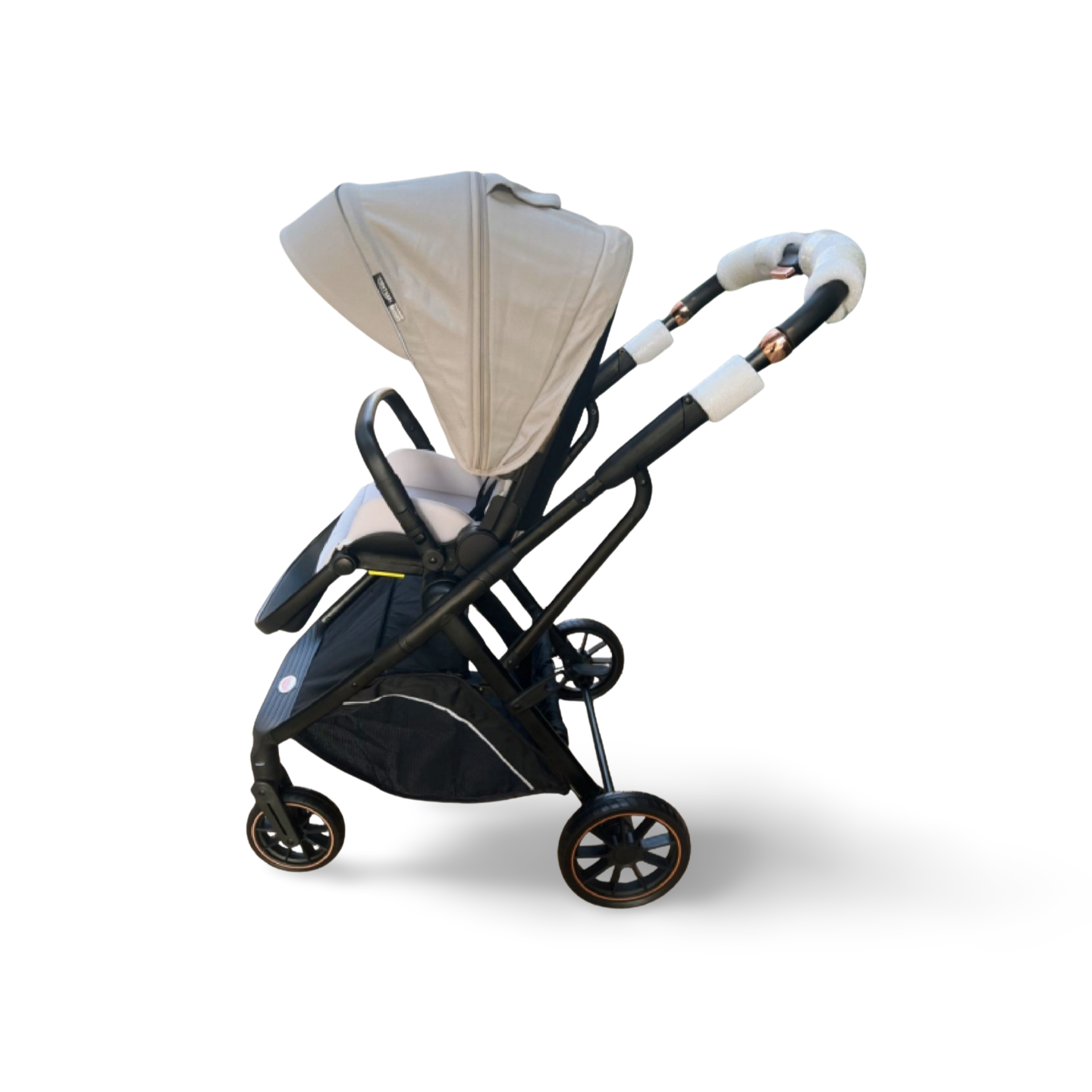 TinyTyke Urban Glide (T7) Two Essentials, One Purchase | Travel System Stroller with Car Seat (Optional) & Reversible Seating | 3-Position Recline and One-touch Fold (0-40 Months)