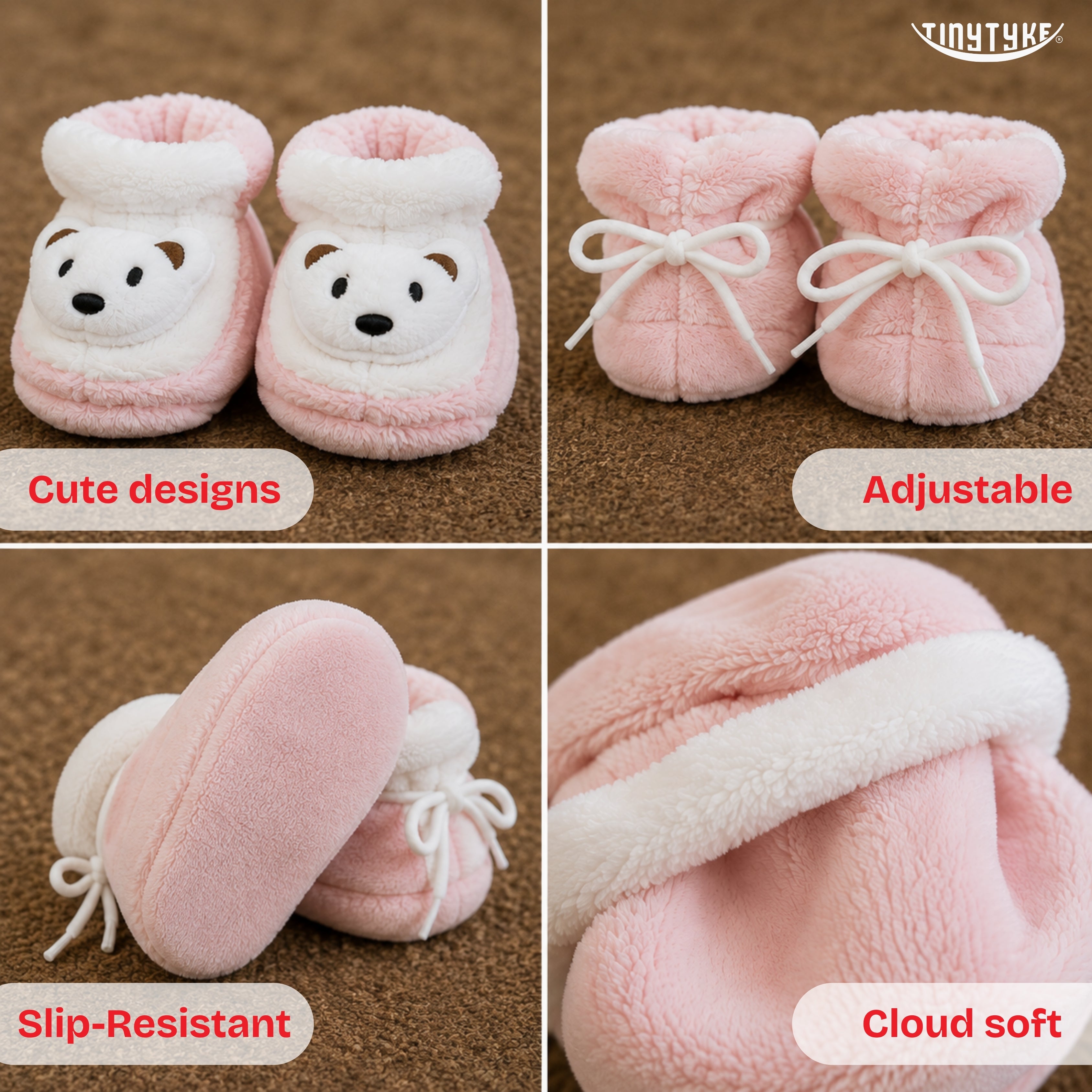 TinyTyke- CloudStep Baby Socks Combo