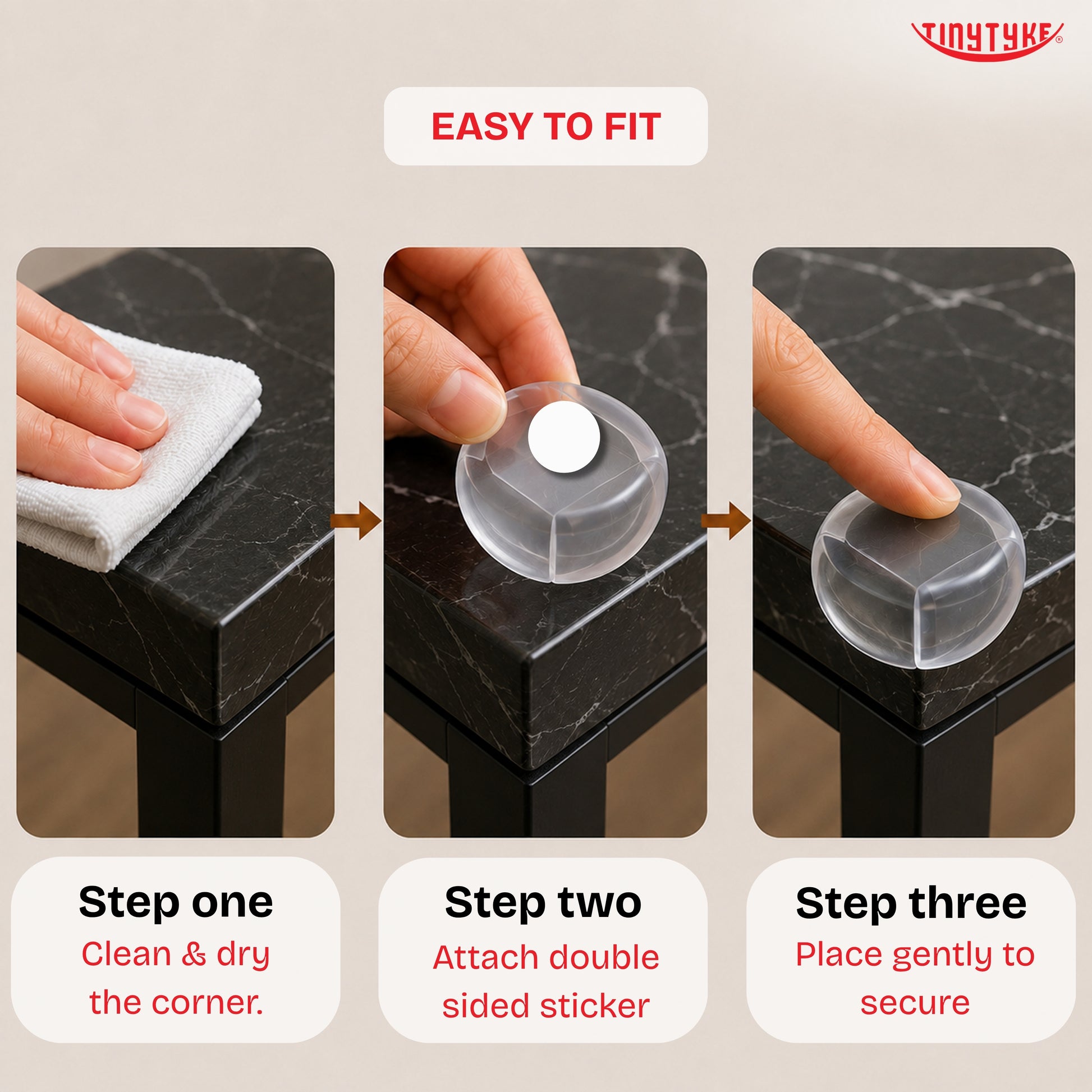 TinyTyke- Baby Safety Silicone Corner Guards