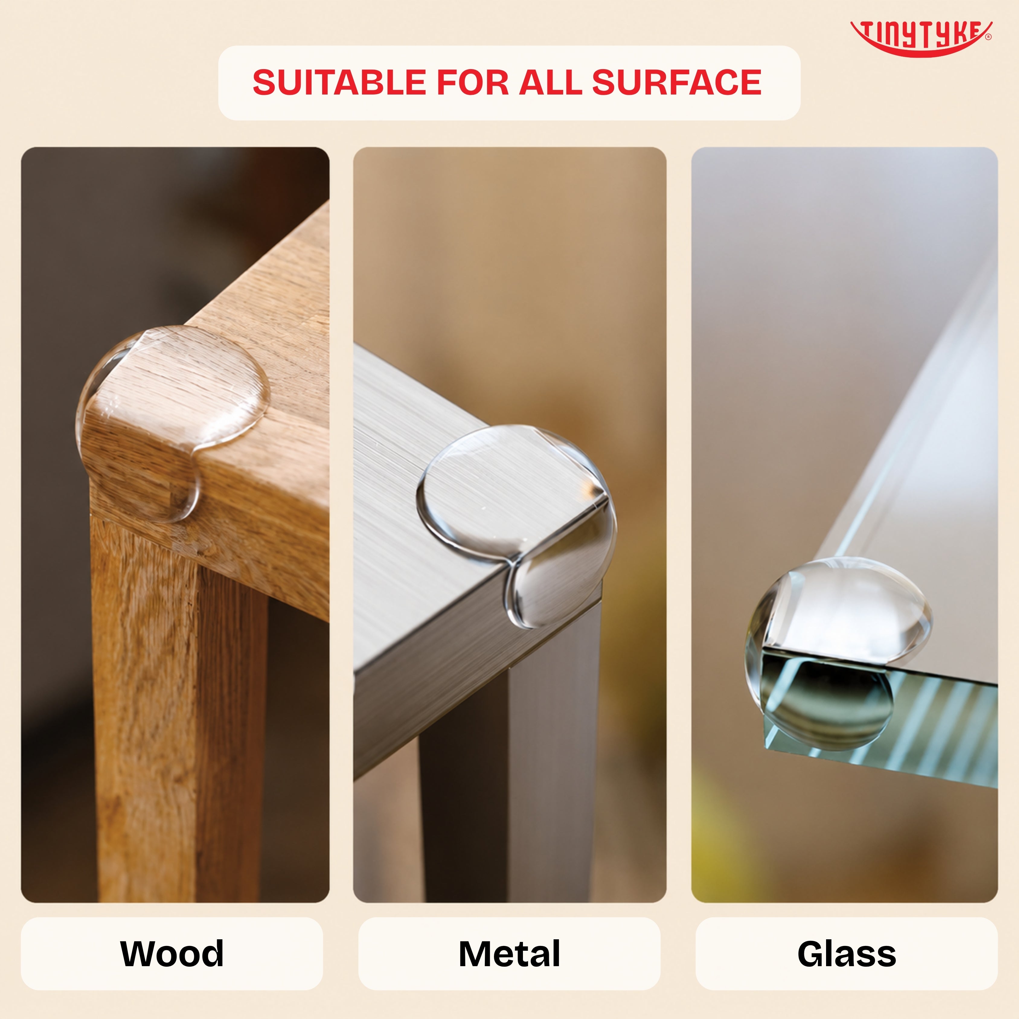 TinyTyke- Baby Safety Silicone Corner Guards
