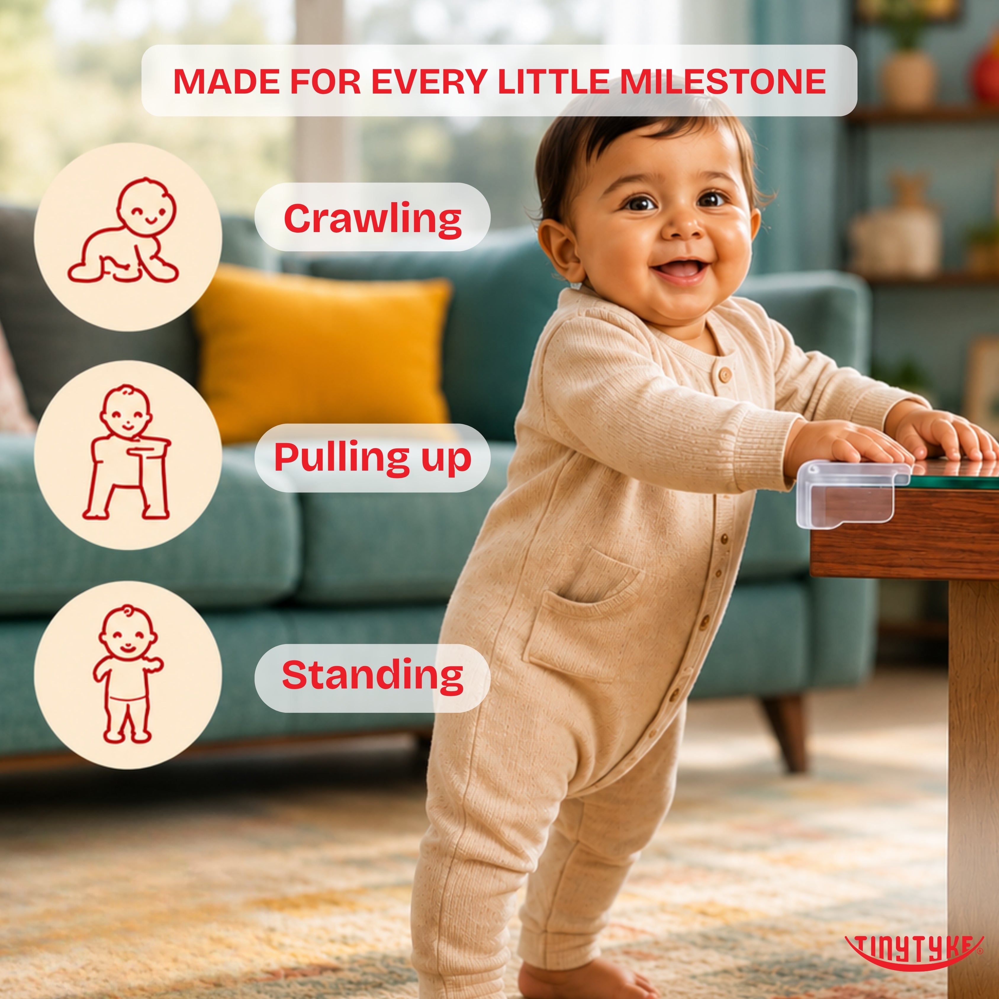 TinyTyke- Baby Safety Silicone Corner Guards