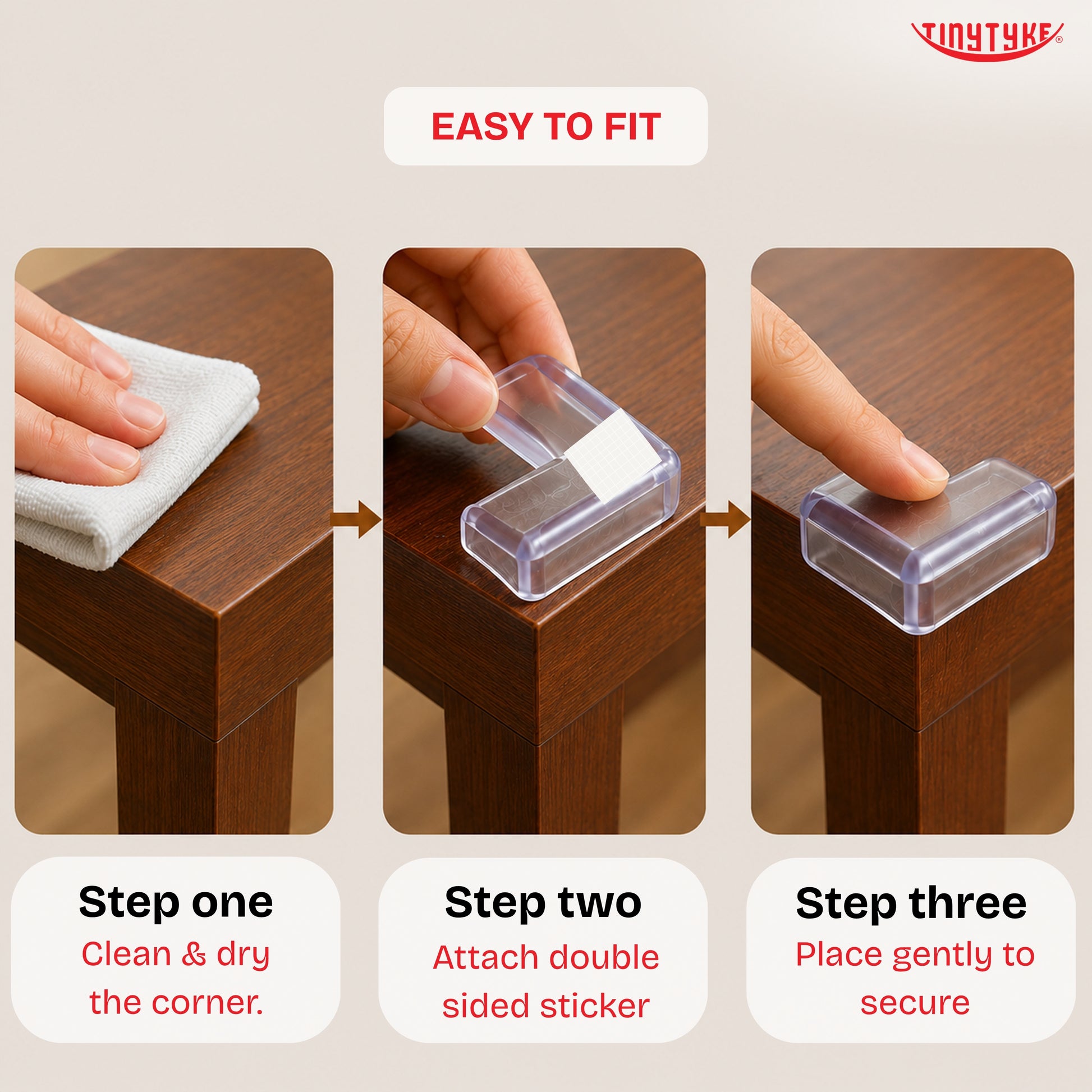 TinyTyke- Baby Safety Silicone Corner Guards