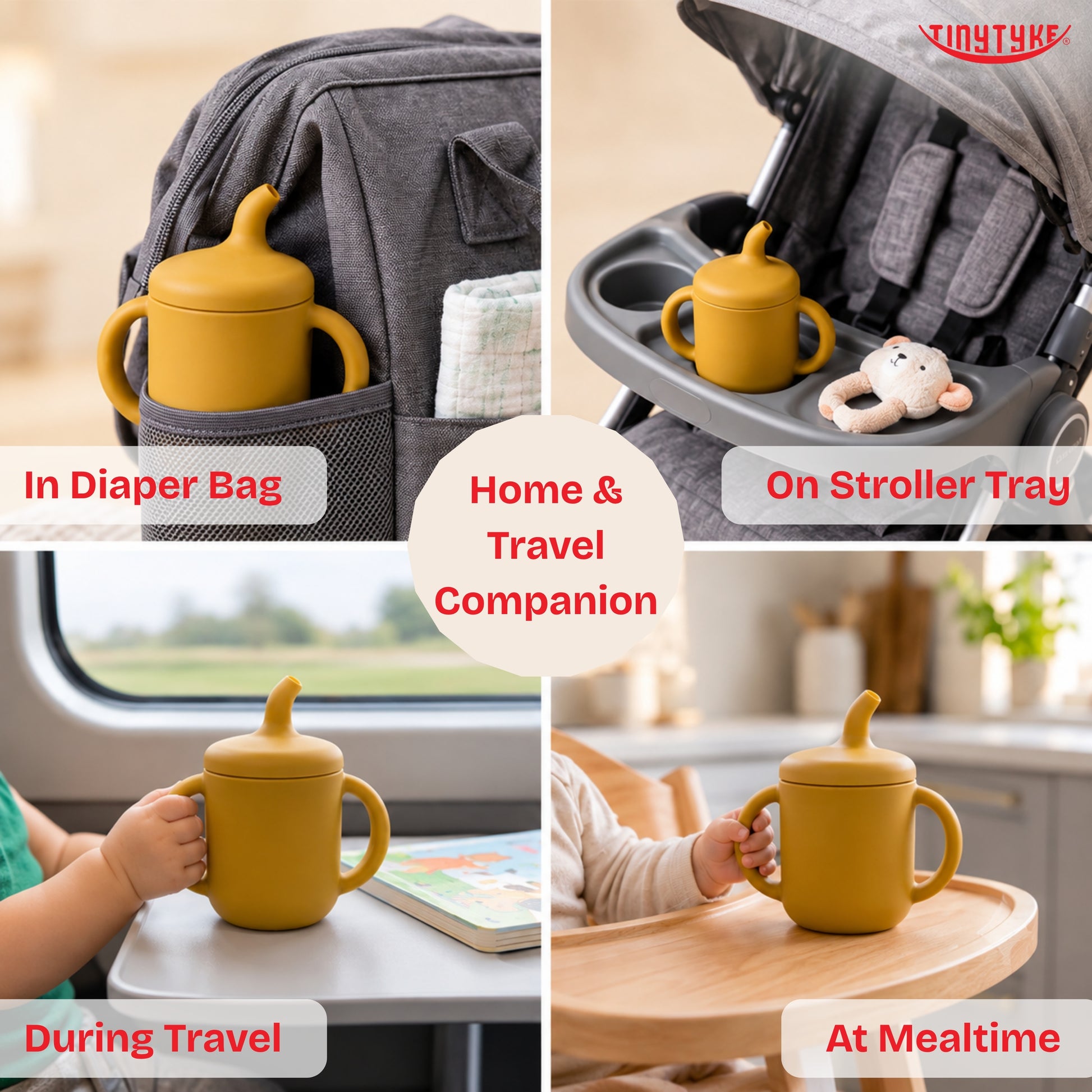 TinyTyke- Premium Silicone Sipper Cup For Babies