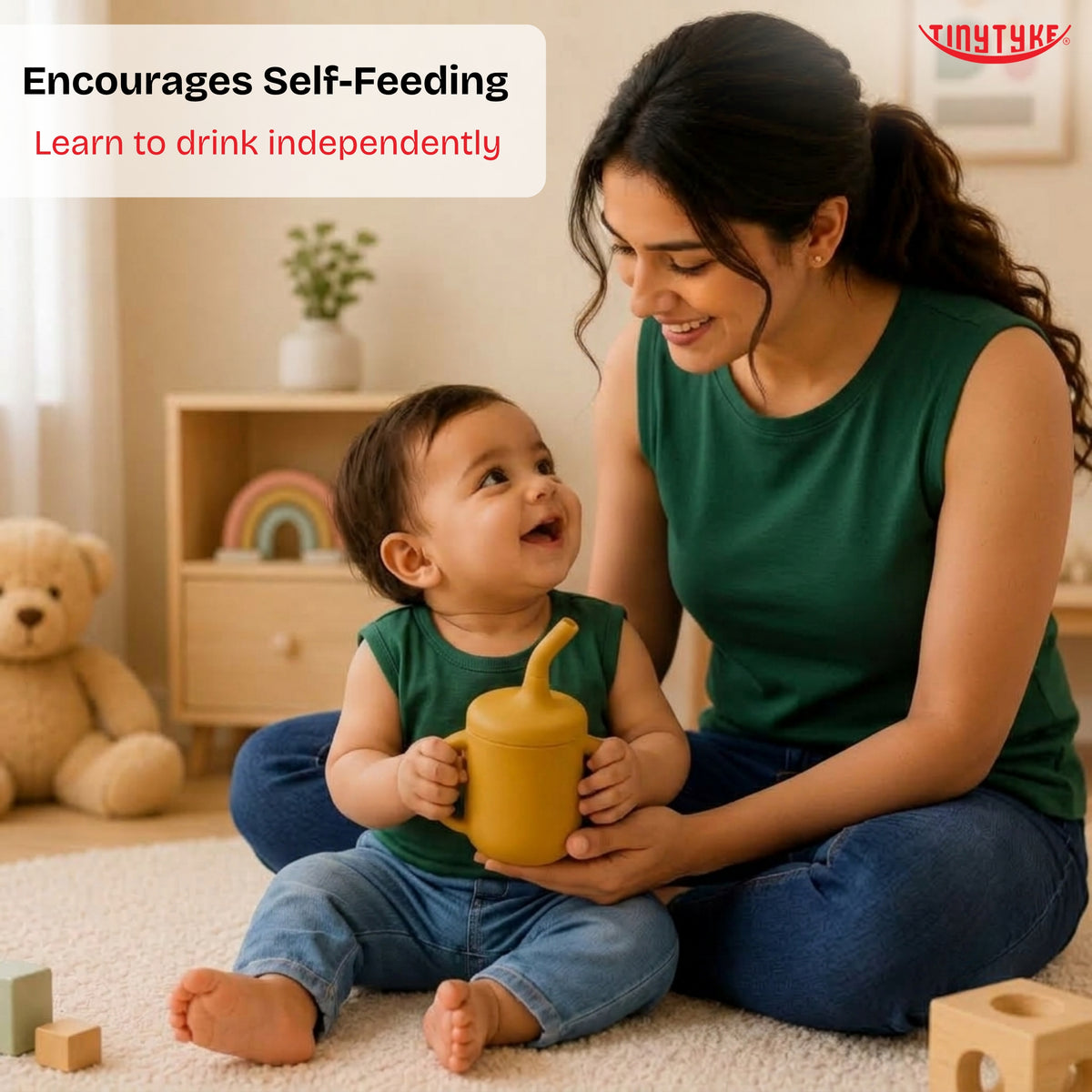 TinyTyke- Premium Silicone Sipper Cup For Babies