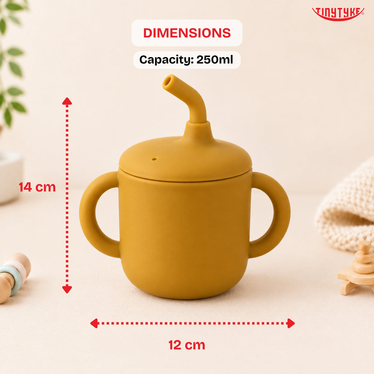 TinyTyke- Premium Silicone Sipper Cup For Babies