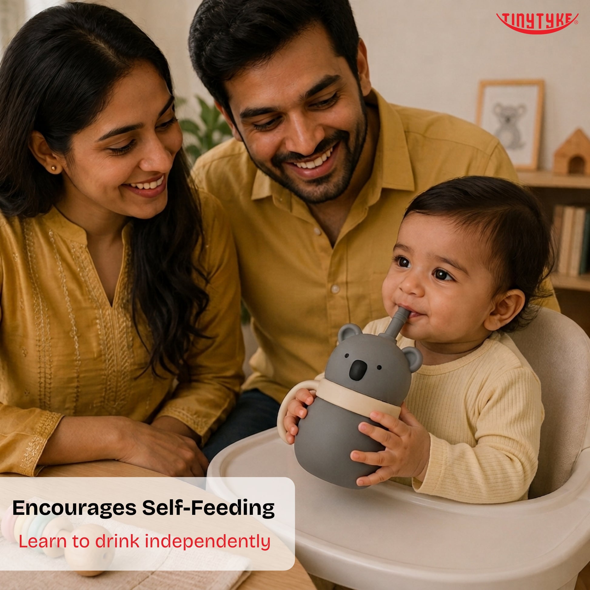 TinyTyke- Premium Silicone Sipper Cup For Babies