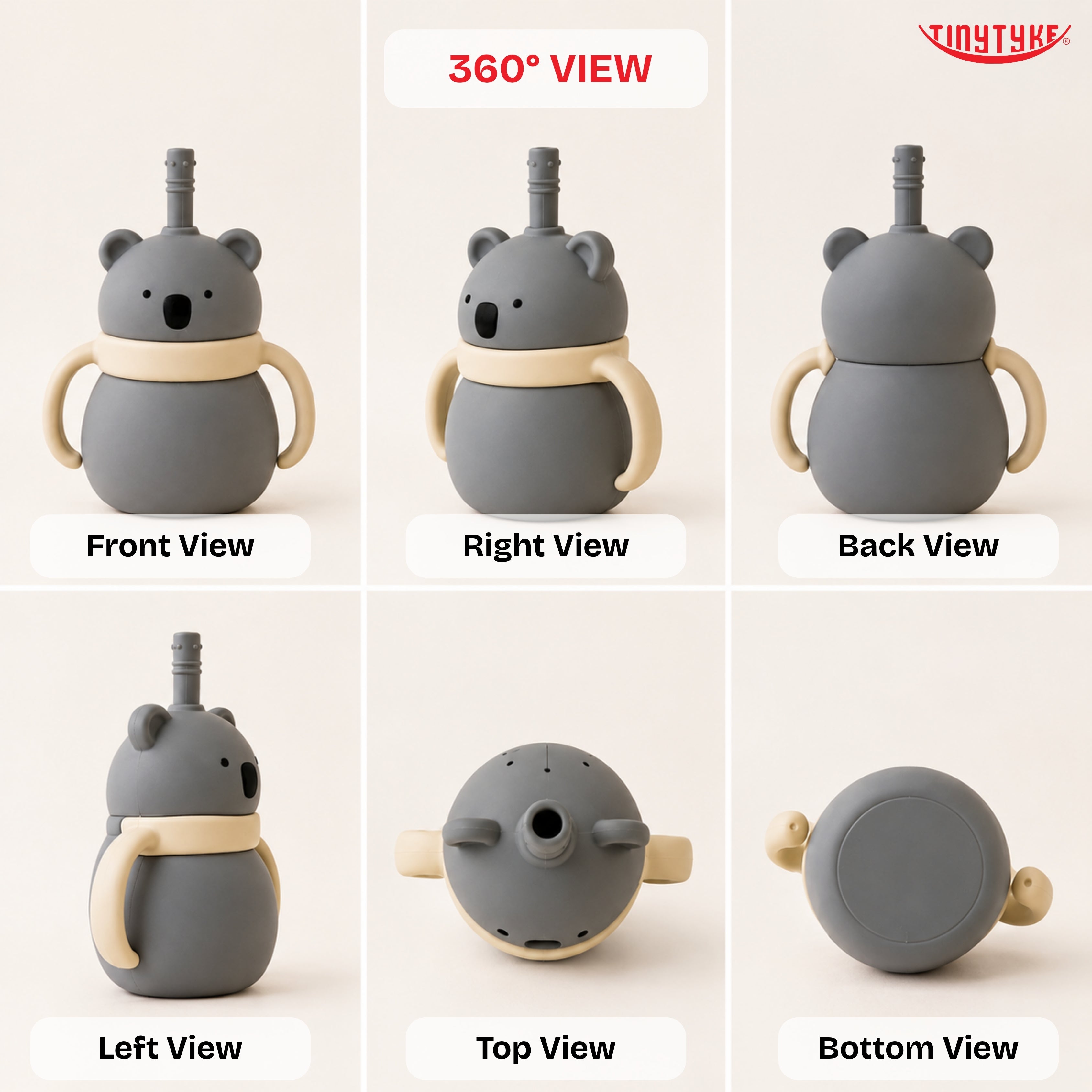 TinyTyke- Premium Silicone Sipper Cup For Babies