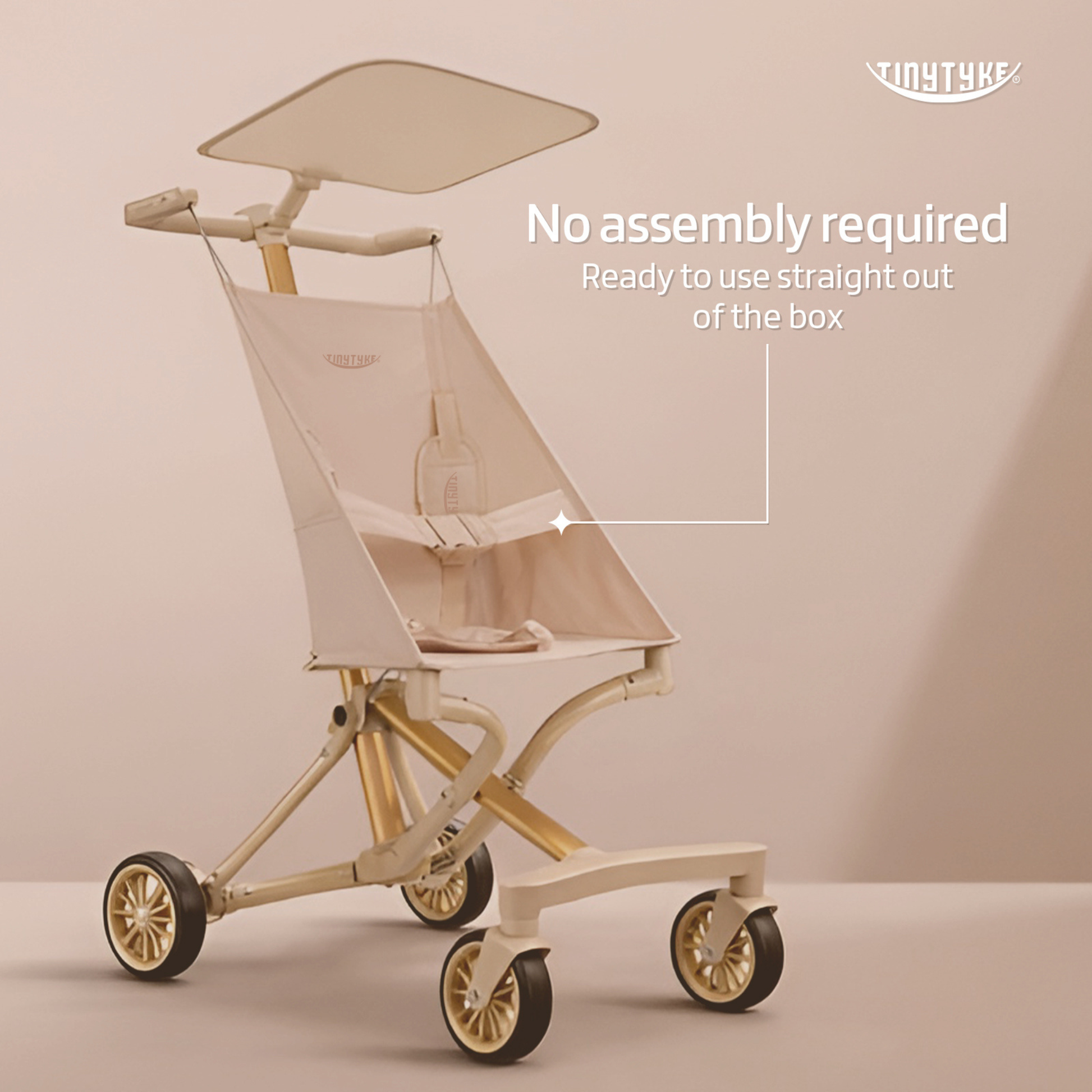 TinyTyke Urban Glide (T3) Lightweight Travel Stroller for Baby | Ultra-Light 4.3 kg Cabin-Friendly Compact Fold Stroller (6-40 Months)