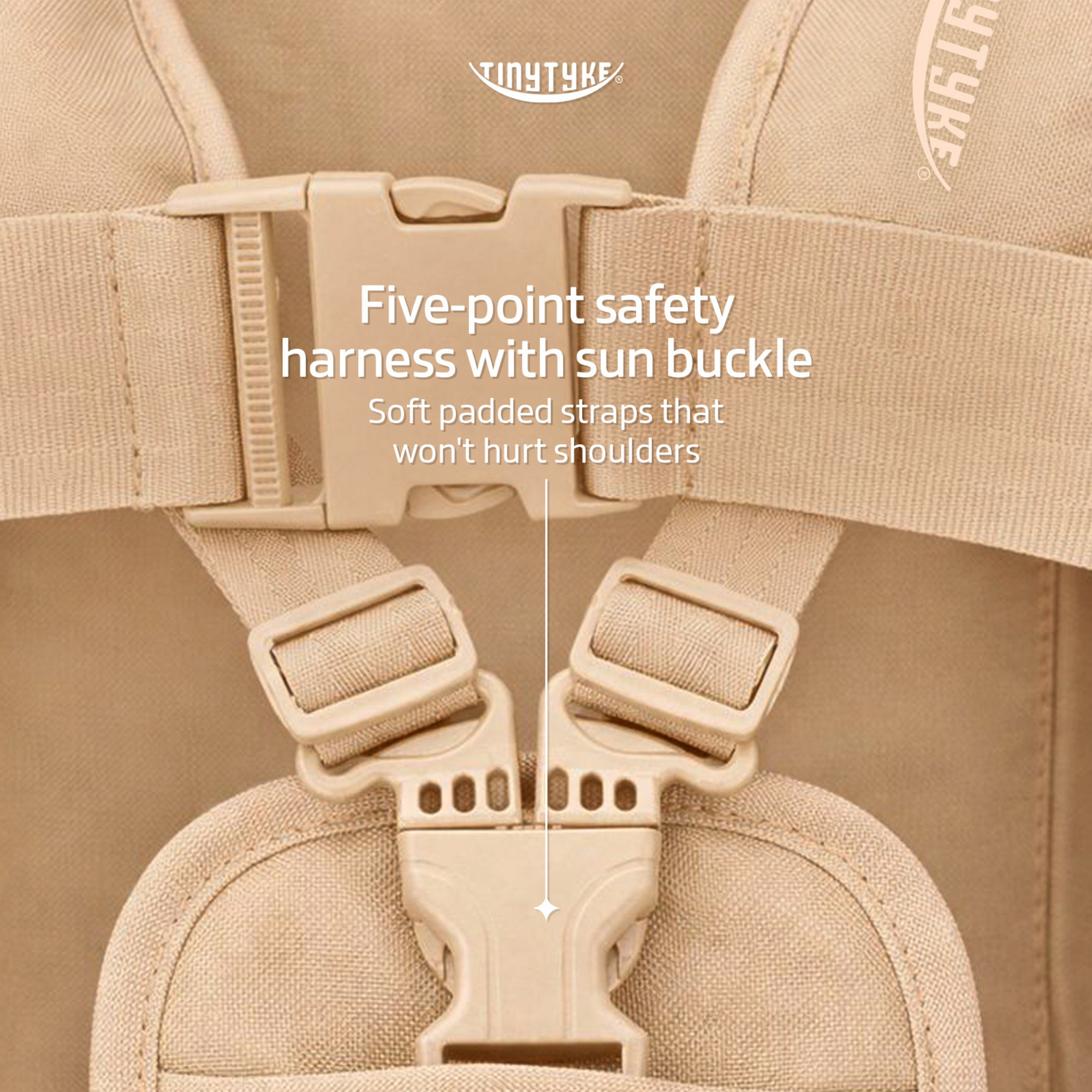 TinyTyke Urban Glide (T3) Lightweight Travel Stroller for Baby | Ultra-Light 4.3 kg Cabin-Friendly Compact Fold Stroller (6-40 Months)