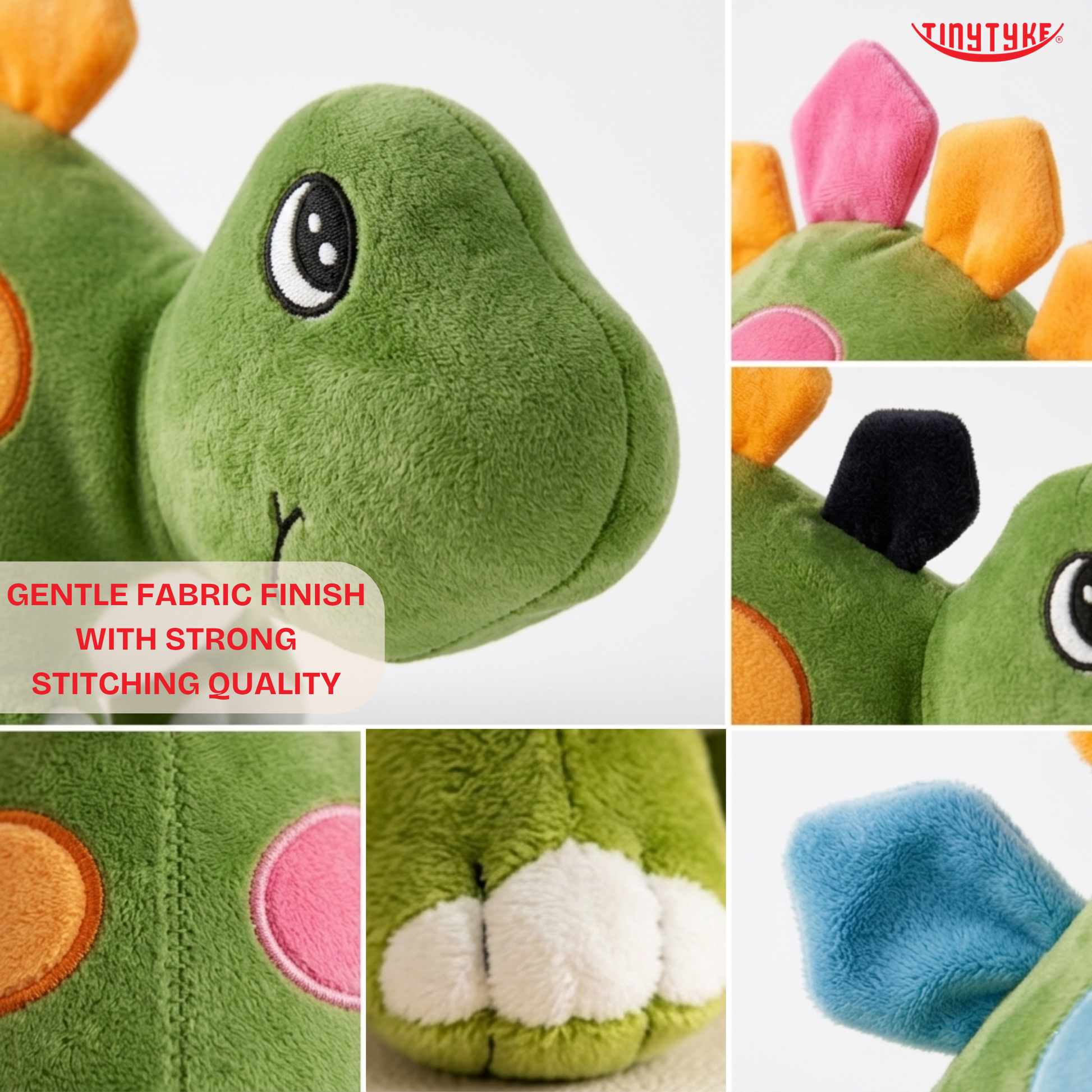 TinyTyke — Plush Baby Dinosaur Soft Toy