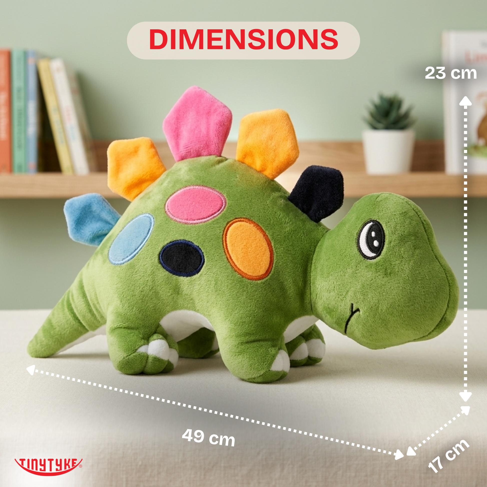 TinyTyke — Plush Baby Dinosaur Soft Toy