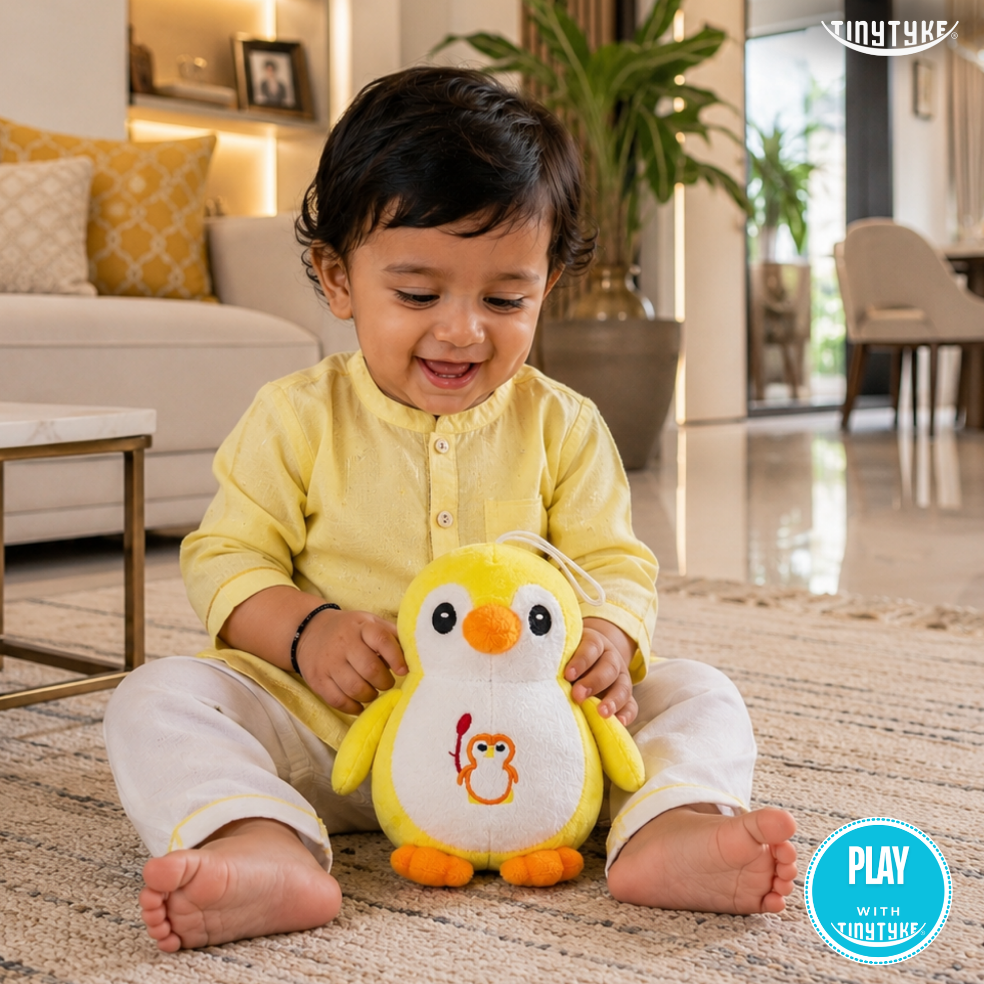 TinyTyke — Plush Baby Penguin Soft Toy