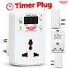 TinyTyke Timer Plug- Auto Shut-Off for Automatic Baby Cradle | Up to 9 hr 45 min in 15-Min Steps | 6A Universal Socket