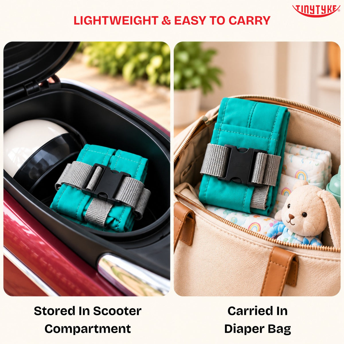 TinyTyke- Kids Safety Belt Harness For Two Wheeler
