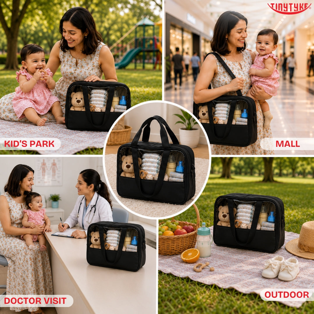 TinyTyke- ClearView Baby Utility Organizer Bag