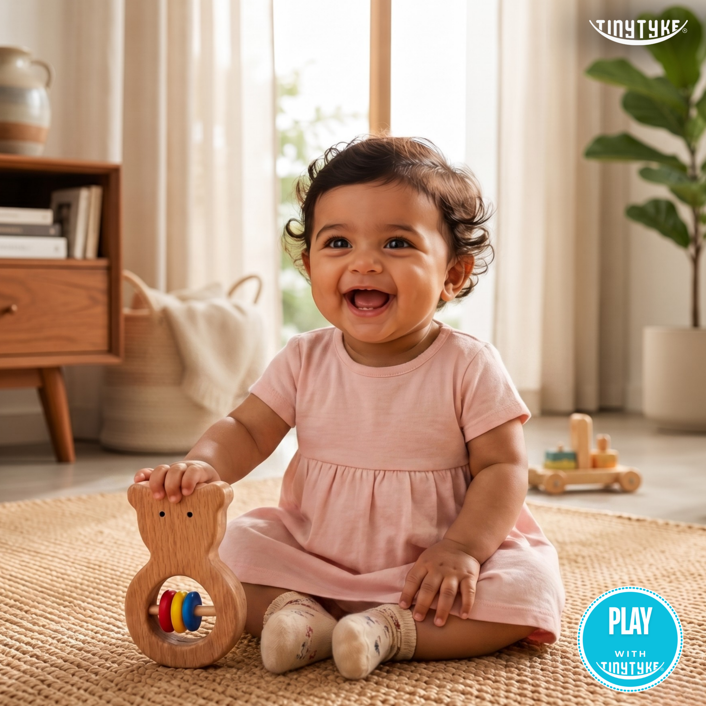 Wooden Tinybear Teether