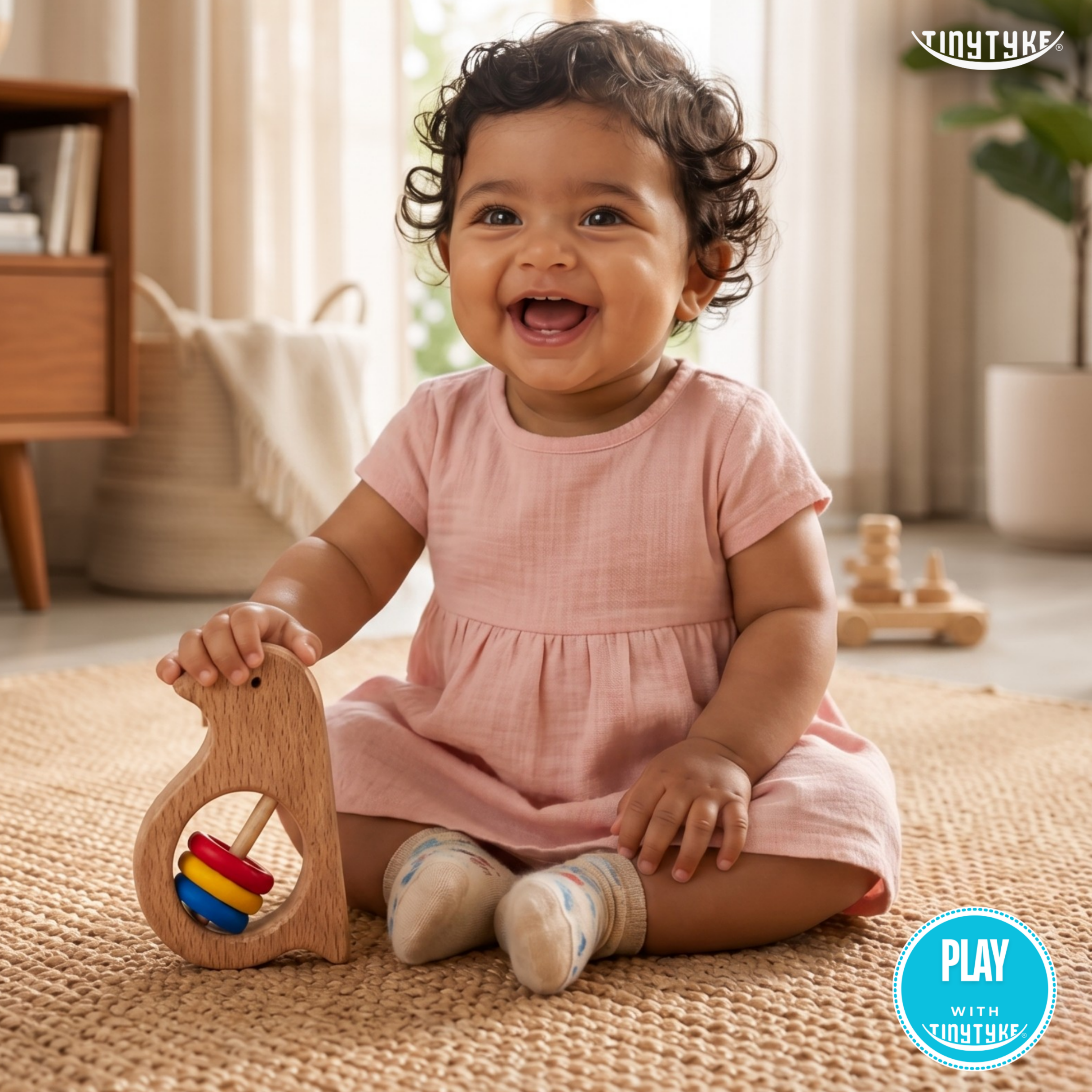 Wooden Tinybear Teether