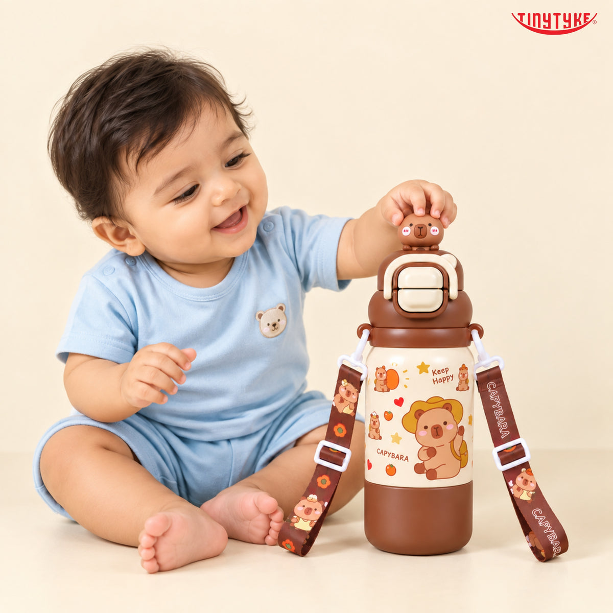 TinyTyke- Kids Vacuume Insulated Water Bottle with Straw
