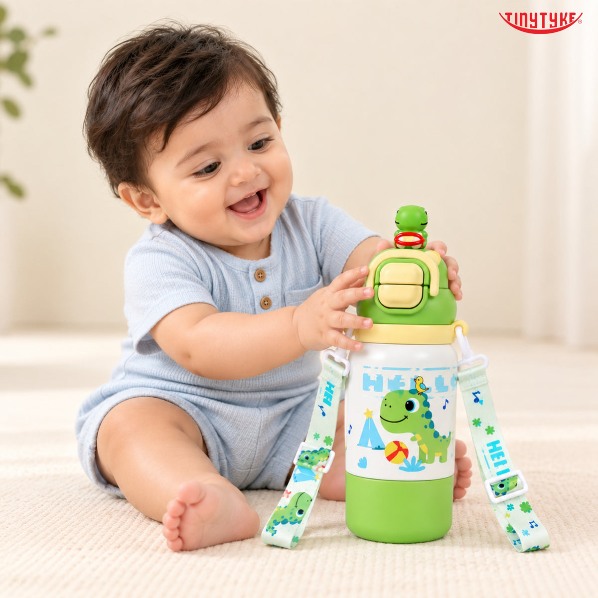 TinyTyke- Kids Vacuume Insulated Water Bottle with Straw