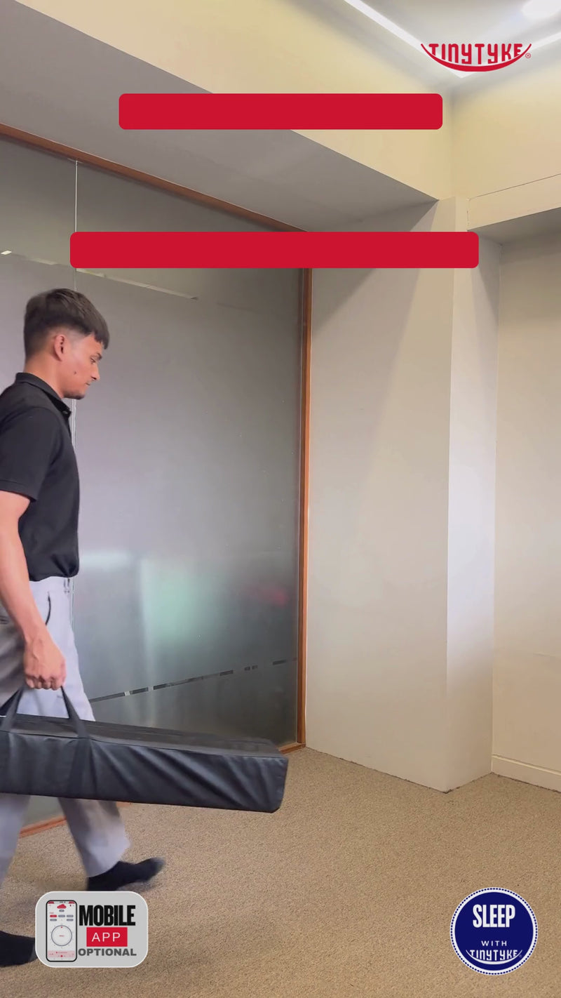 Installation video for TinyTyke Classic | Semi Foldable — Automatic Baby Cradle | Square Pipe 