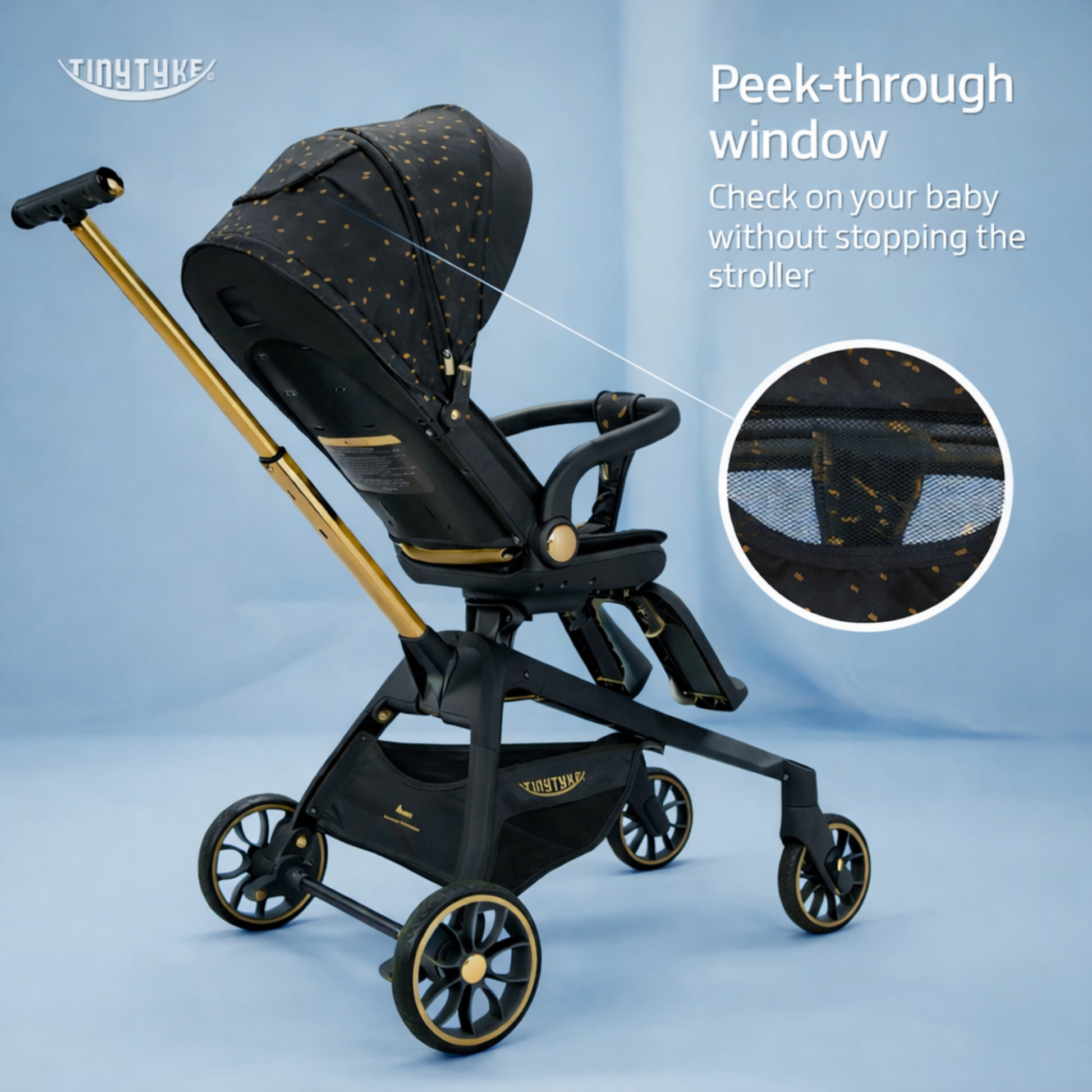 baby dior stroller TinyTyke T6 FaceTime Stroller — Reversible Seat